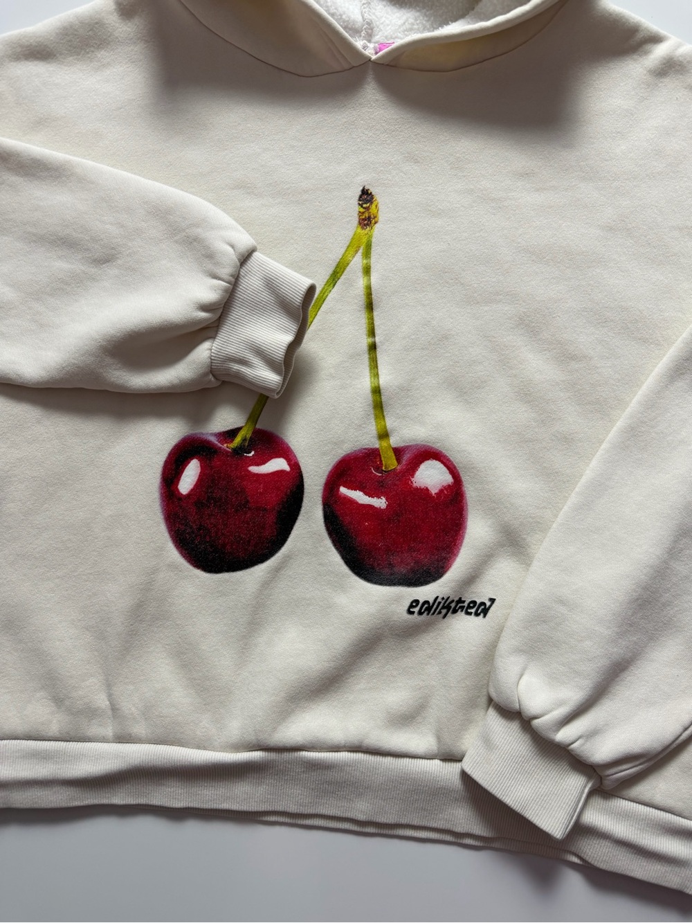 Edikted Mon Cheri Hoodie, Size S - Picture 3 of 5